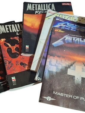 Metallica Lot Guitar Vocal w/Tablature Big Hits Iconic Music